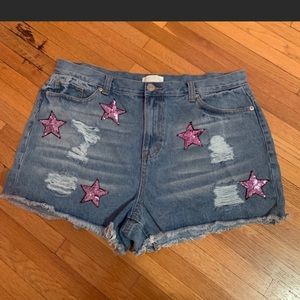 Forever 21 plus Denim shorts